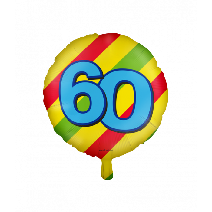 happy foil balloons 60