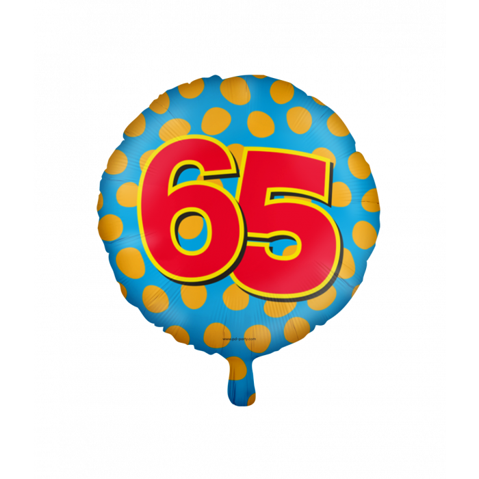 happy foil balloons 65