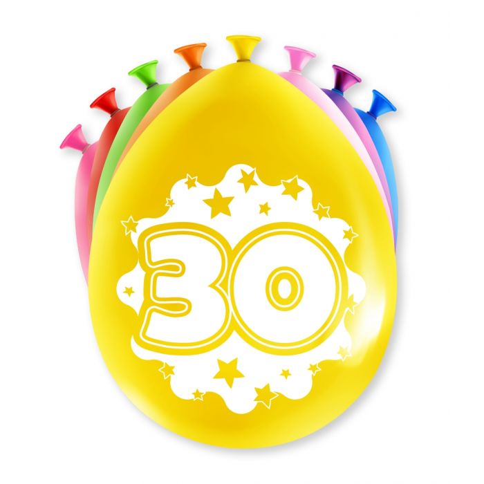 Happy party balloons - 30 years