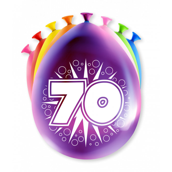 Happy party balloons - 70 years