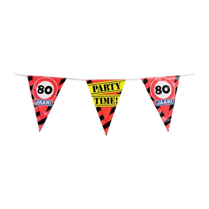 Party flags - 80 jaar