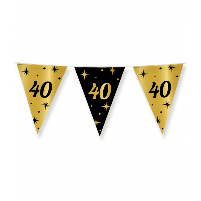 Classy Party flags foil - 40