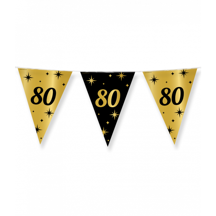 Classy Party flags foil - 80