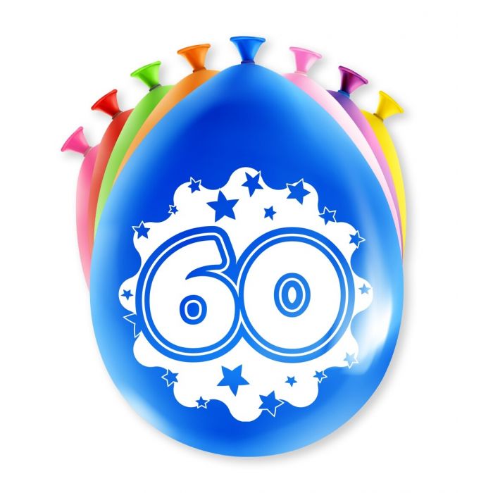 Happy party balloons - 60 years