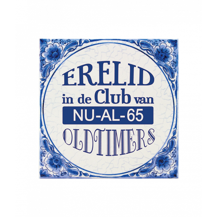 Tegels delfts blauw - Nu al 65 jaar