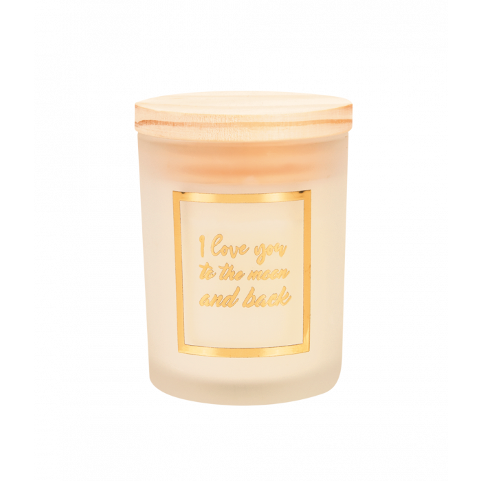 Small scented candles gold/white - To the moon