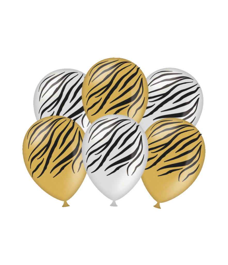 Party balloons - Zebra