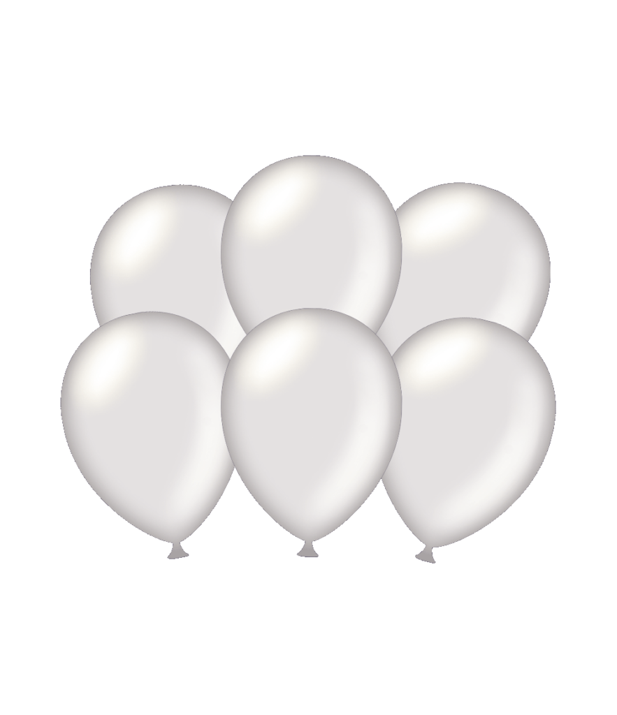 Party balloons - Metallic silver