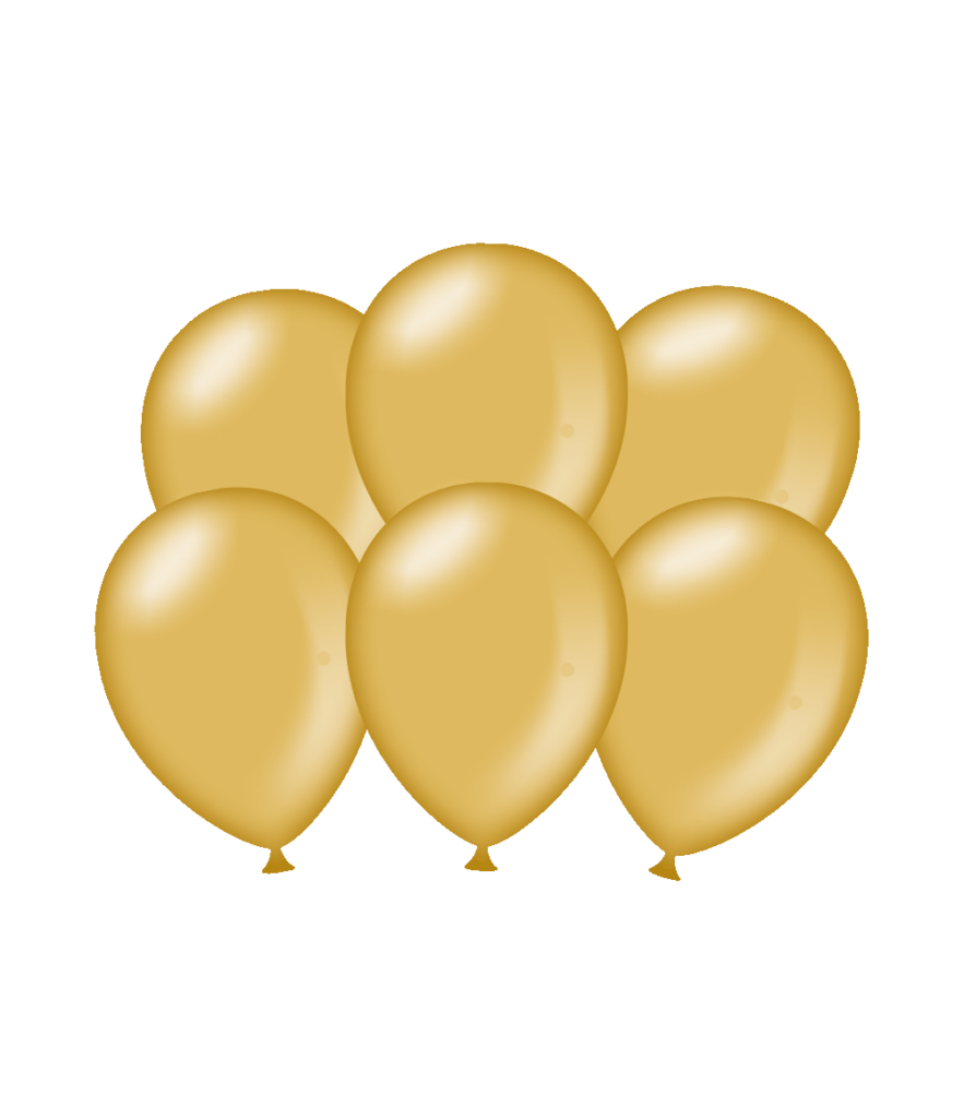 Party balloons - Metallic gold