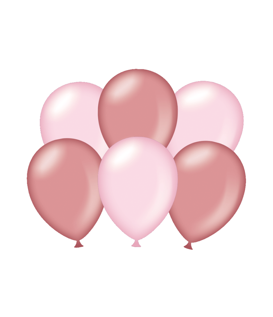 Party balloons - Metallic pink - rose gold