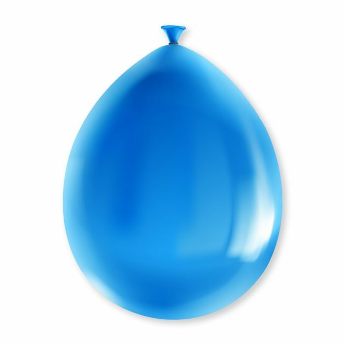 Balloons - Blue metallic