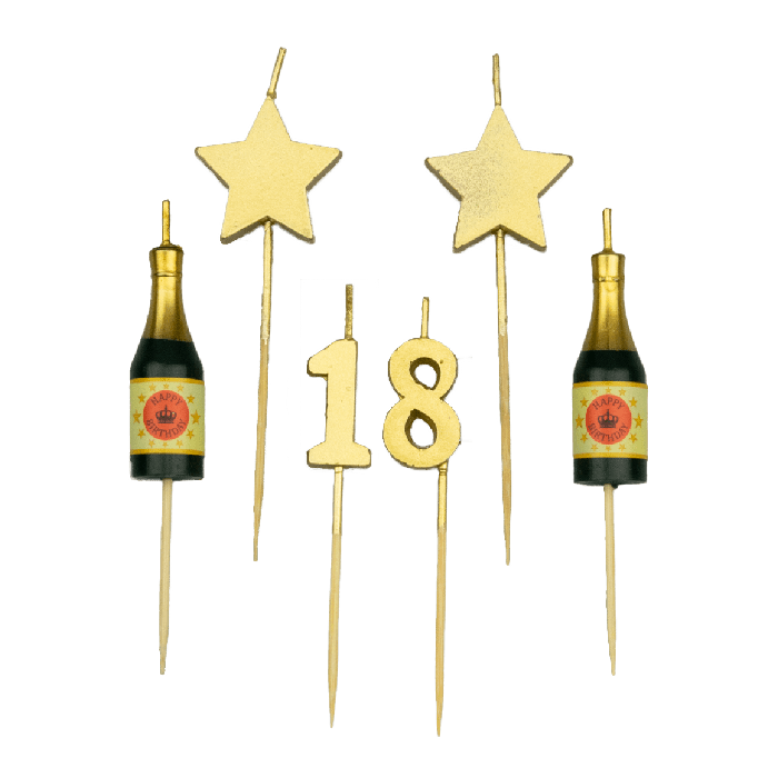 Birthday cake candles - 18 years