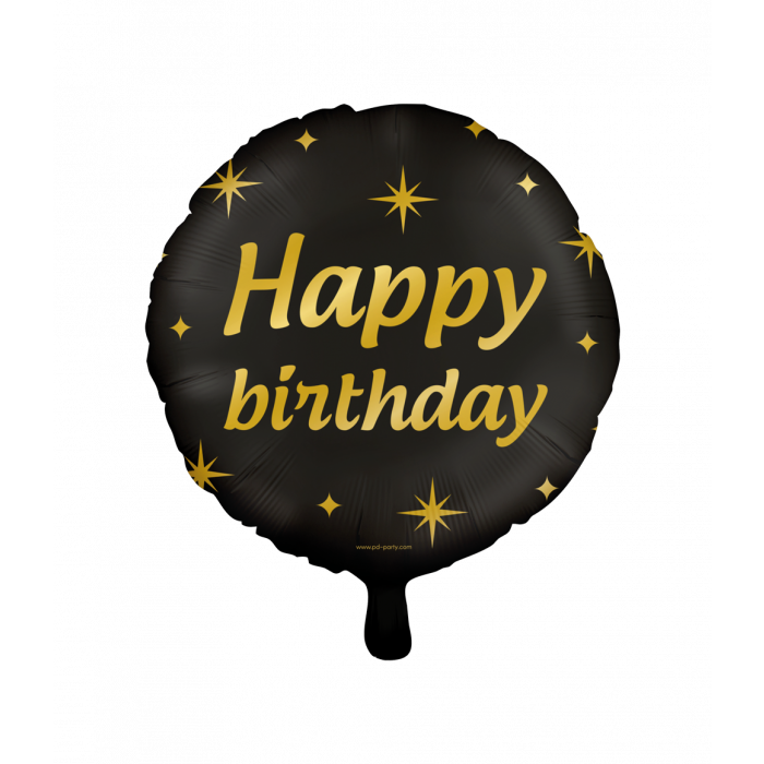 Classy foil balloons - Happy birthday