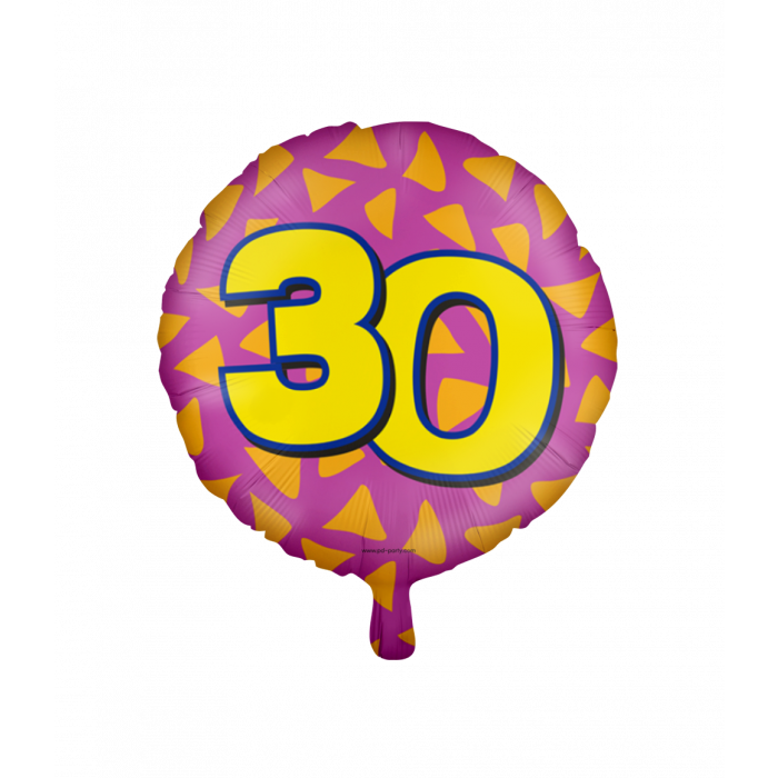 Happy foil balloons - 30 years