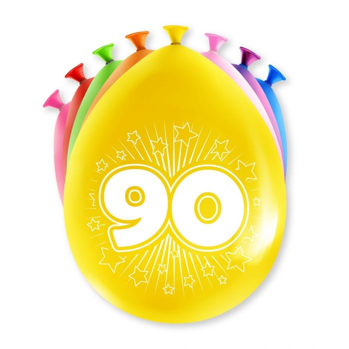 Happy party balloons - 90 years