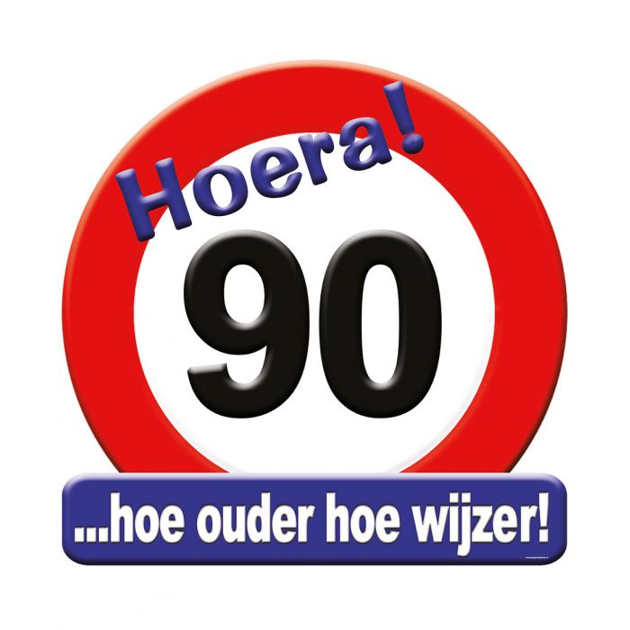 Huldeschild - 90 jaar