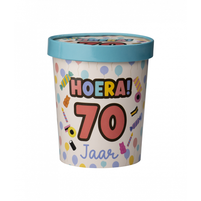 Candy bucket - 70 jaar