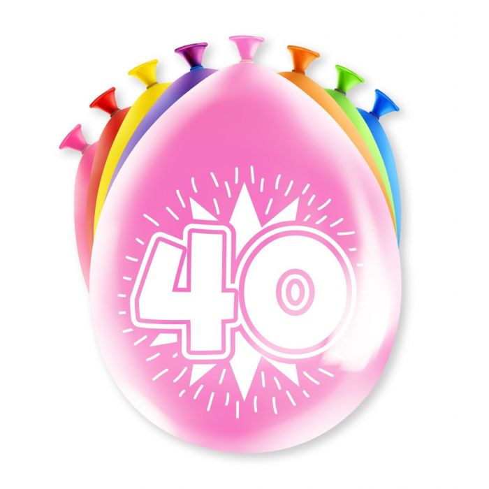 Happy party balloons - 40 years