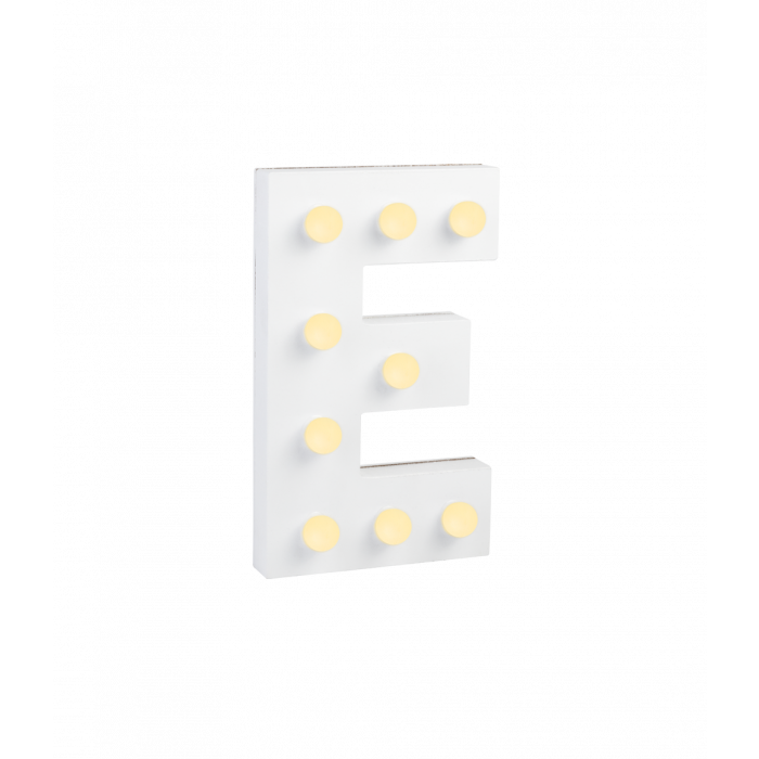 Light letters - E