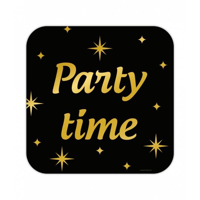 Classy party decoration signs - Party time