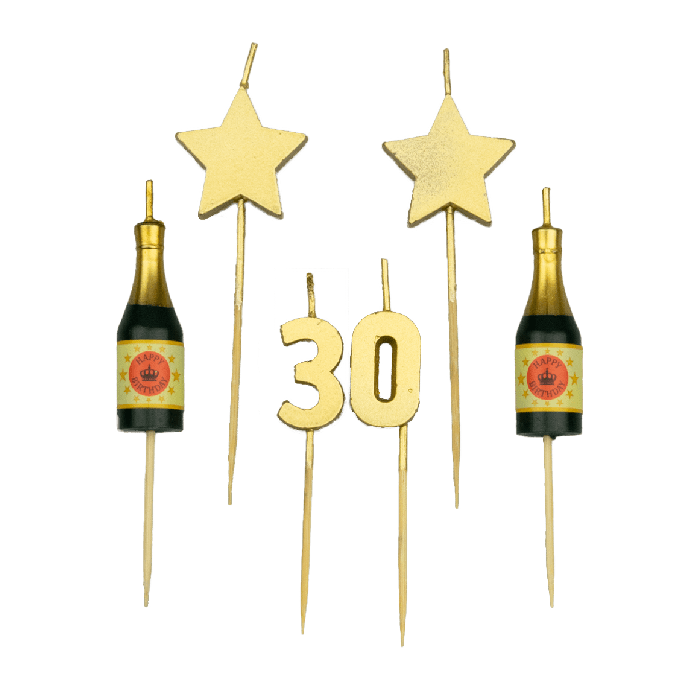 Party cake candles - 30