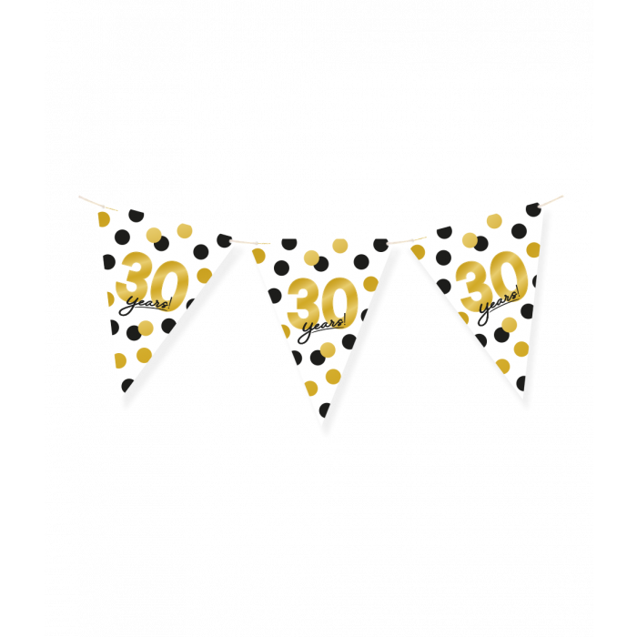 Celebration! paper flags - 30