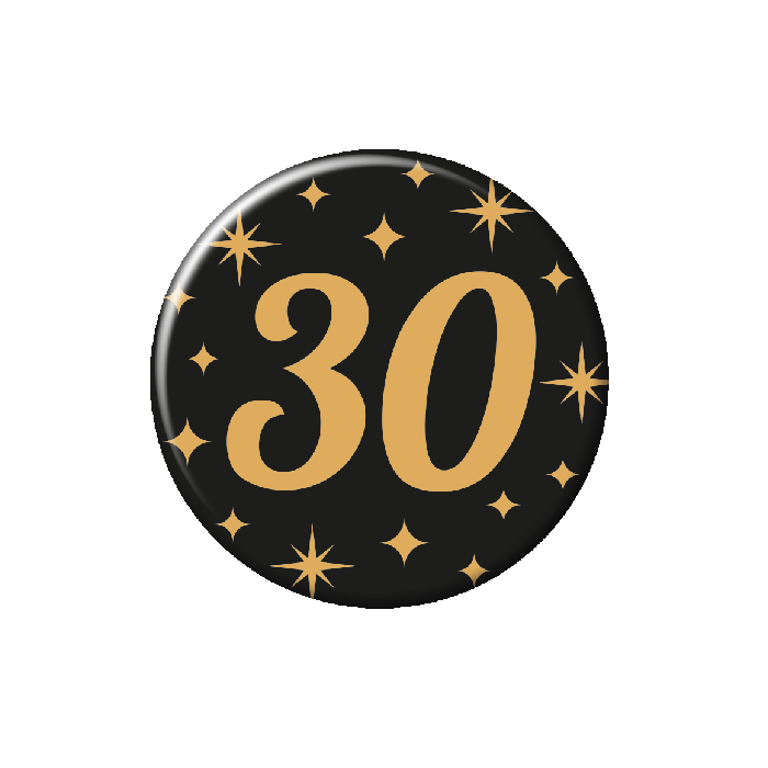 Classy party badge - 30