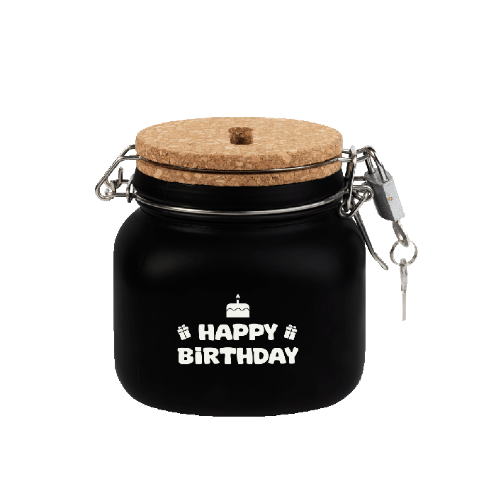 Luxe spaarpot - Happy birthday