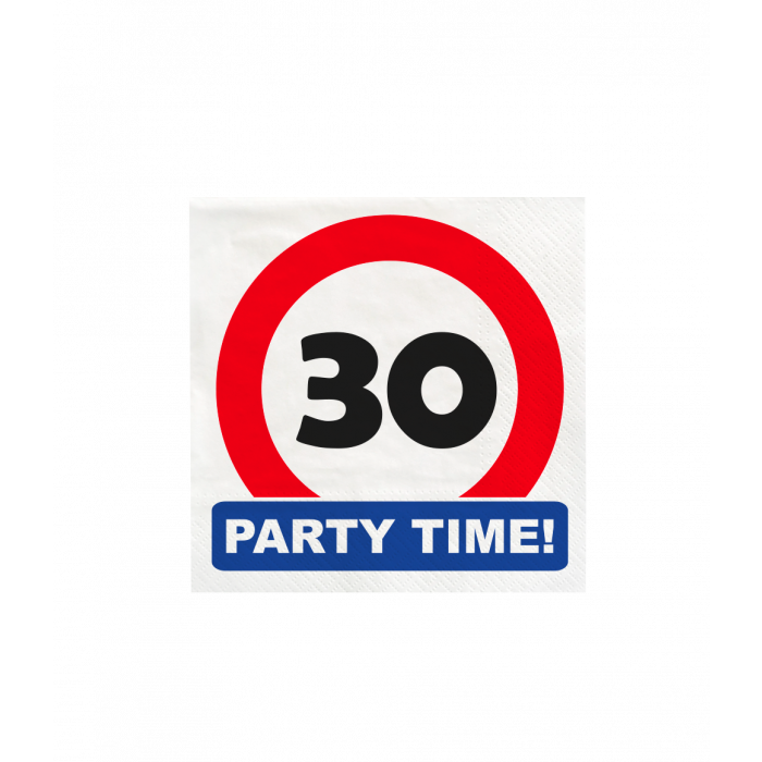 Traffic sign napkins - 30