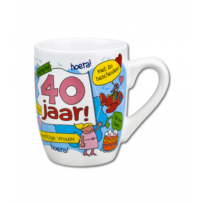 Cartoonmok - 40 jaar vrouw