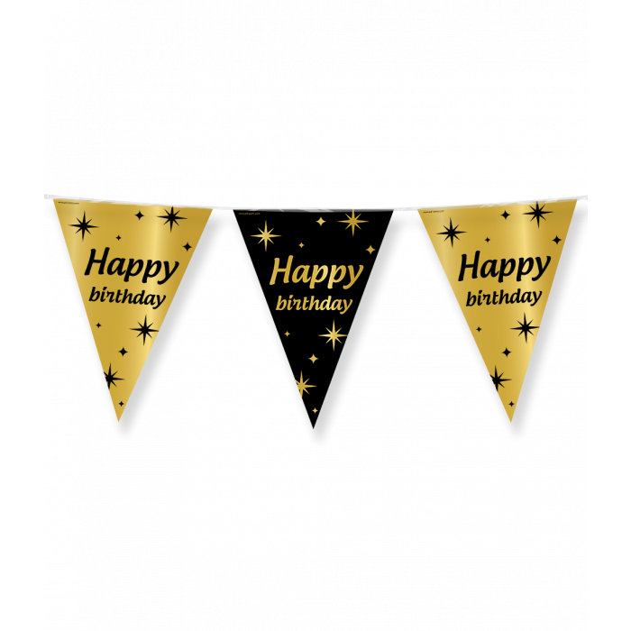 Classy party flags foil - 40