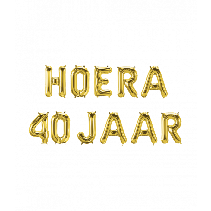 Foil balloon kit - 40 jaar