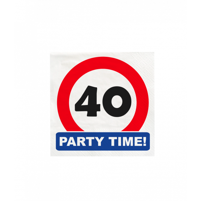 Traffic sign napkins - 40